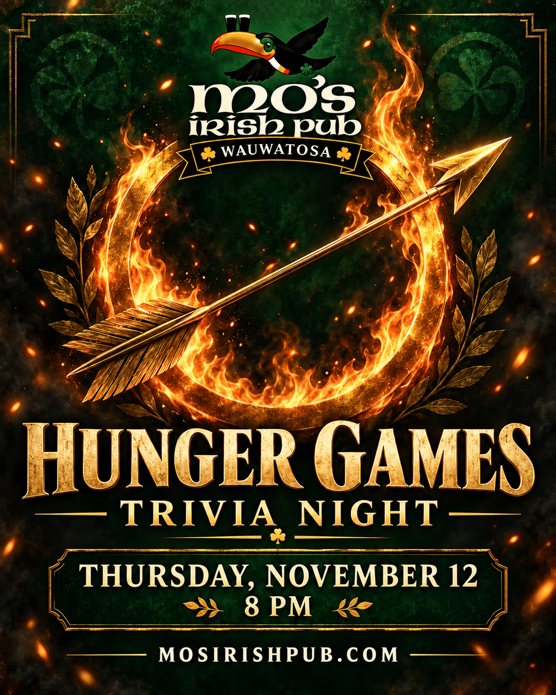 Hunger Games Trivia flyer